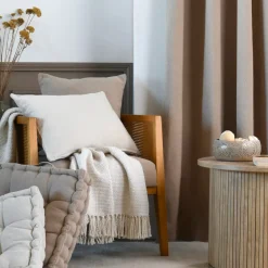Cuscino quadrato (45 x 45 cm) Monaco Beige
