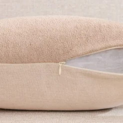Cuscino quadrato bouclé (40 x 40 cm) Ava Beige