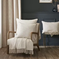 Cuscino quadrato cotone (60 x 60 cm) Sixtine Beige