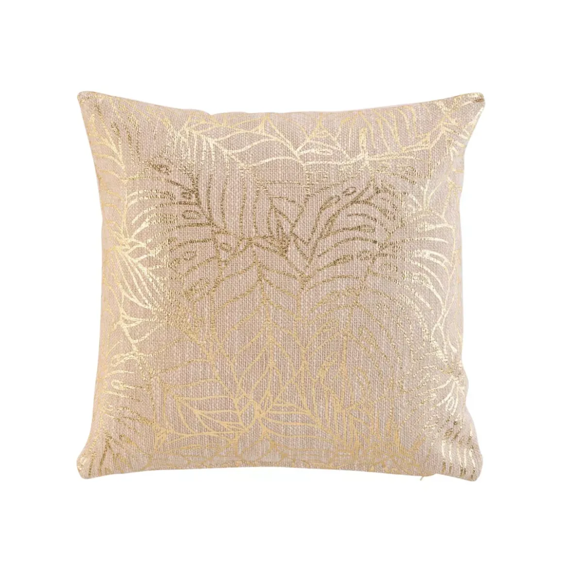 Cuscino quadrato cotone (40 x 40 cm) Solea Oro