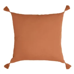 Cuscino quadrato garza di cotone (60 x 60 cm) Gaïa Albicocca