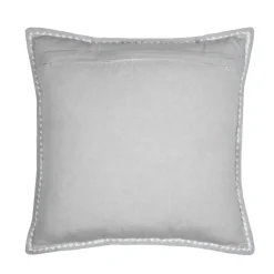 Cuscino quadrato in cotone (50 x 50 cm) Joséphine Grigio chiaro