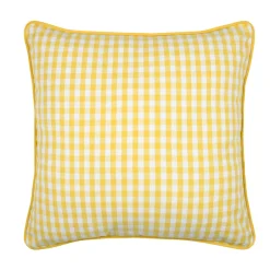 Cuscino Quadrato in Cotone (45 x 45 cm) Bardot Giallo