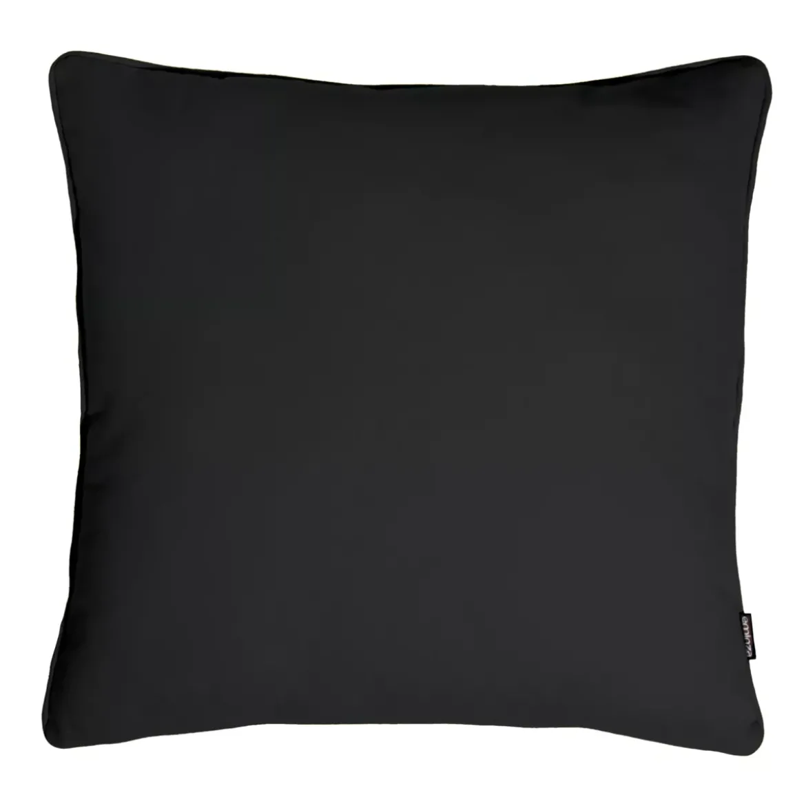 Cuscino quadrato in cotone (60 x 60 cm) Pixel Nero