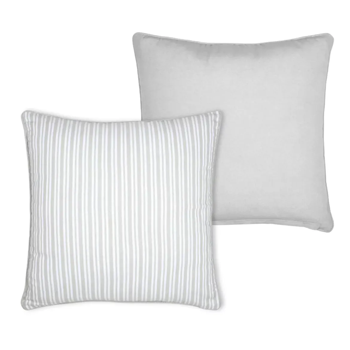 Cuscino quadrato in cotone (50 x 50 cm) Joséphine Grigio