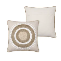 Cuscino quadrato in cotone (40 x 40 cm) Mekong Beige