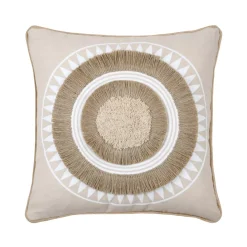 Cuscino quadrato in cotone (40 x 40 cm) Mekong Beige