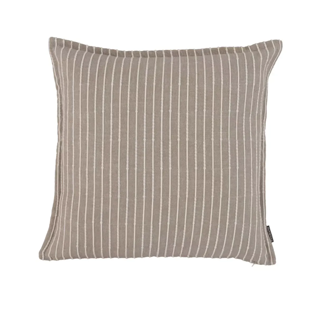 Cuscino quadrato in cotone testurizzato (50 x 50 cm) Alice Ecru