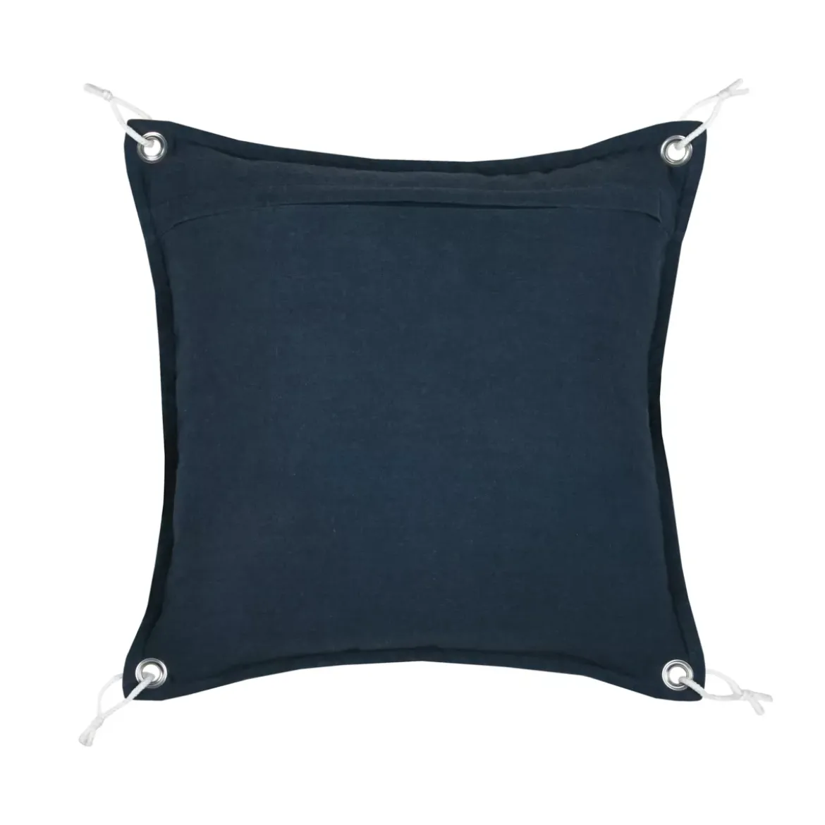 Cuscino quadrato in cotone (50 x 50 cm) Bordemer Blu navy