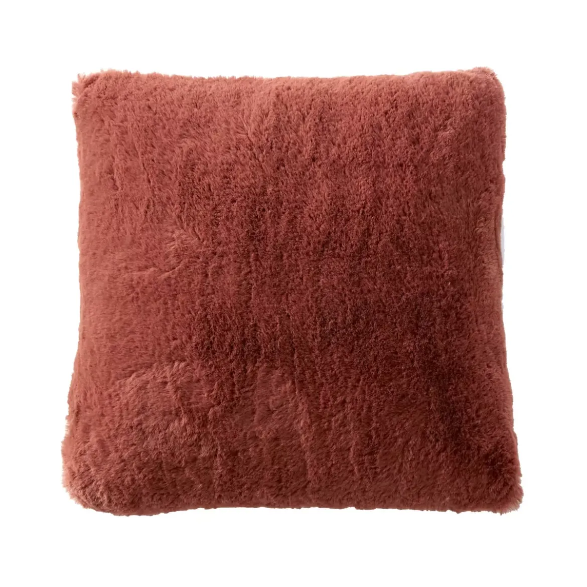 Cuscino quadrato in finta pelliccia (45 x 45 cm) Finn Terracotta