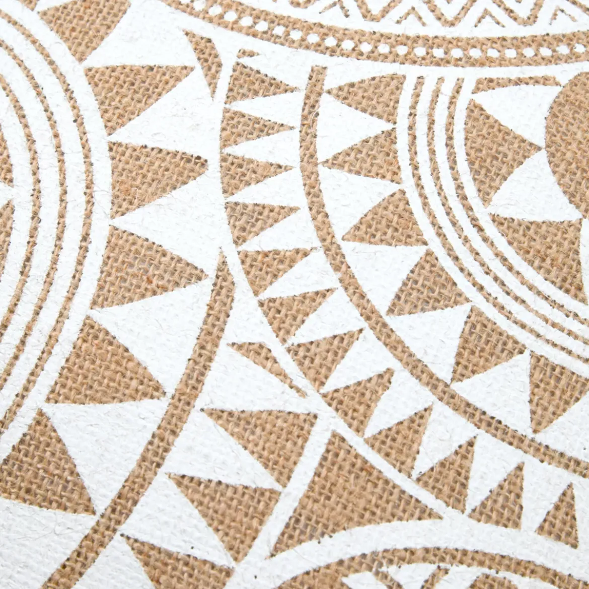Cuscino quadrato in iuta (45 x 45 cm) Mekong Marrone