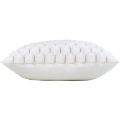 Cuscino quadrato in similpelliccia (45 x 45 cm) Frosty Ecru