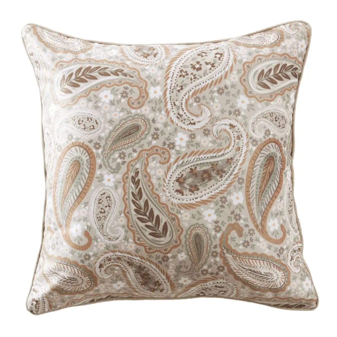 Cuscino quadrato in velluto (50 x 50 cm) Dolores Beige