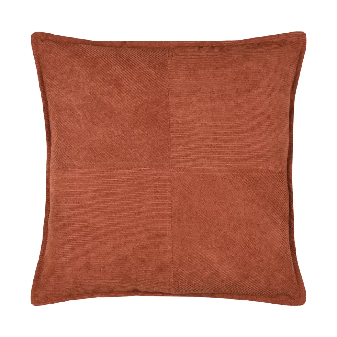 Cuscino quadrato in velluto (45 x 45 cm) Dandy Terracotta