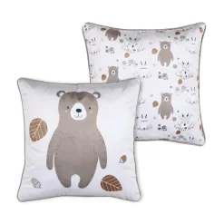 Cuscino quadrato per bambini (40 x 40 cm) Gabin Tortora