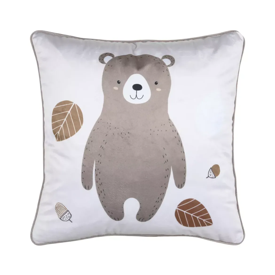 Cuscino quadrato per bambini (40 x 40 cm) Gabin Tortora