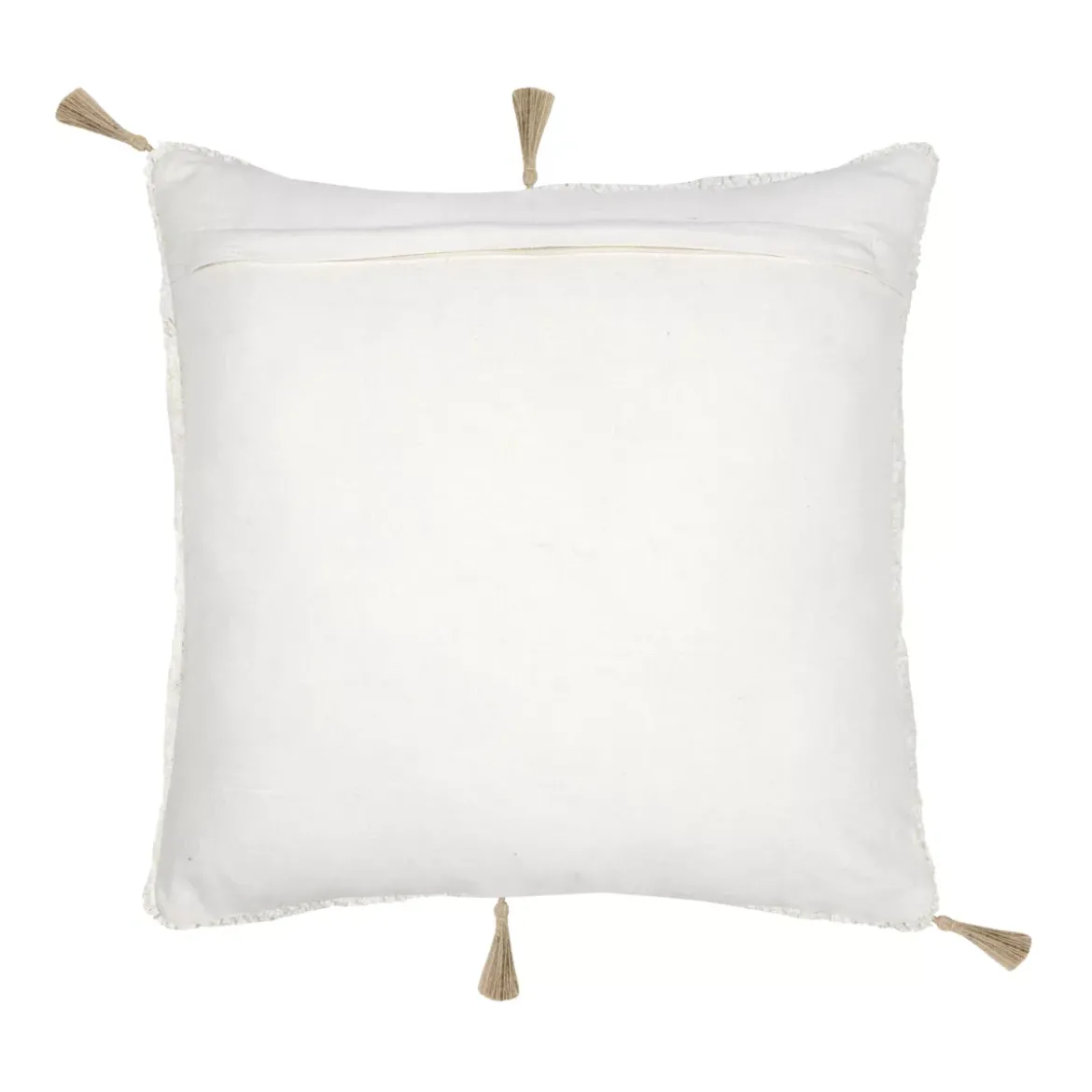 Cuscino quadrato tufted (45 x 45 cm) Blokken Ecru