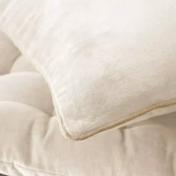 Cuscino quadrato velluto di cotone (45 x 45 cm) Victor Beige pampa