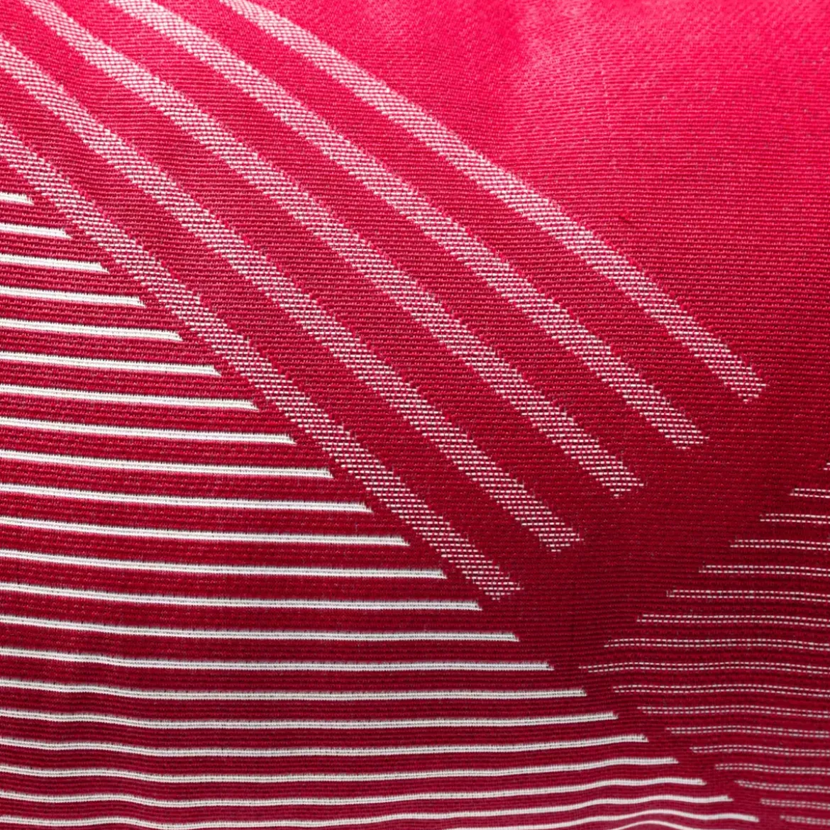 Cuscino rettangolare (50 cm) Jacquard Rosso melograno