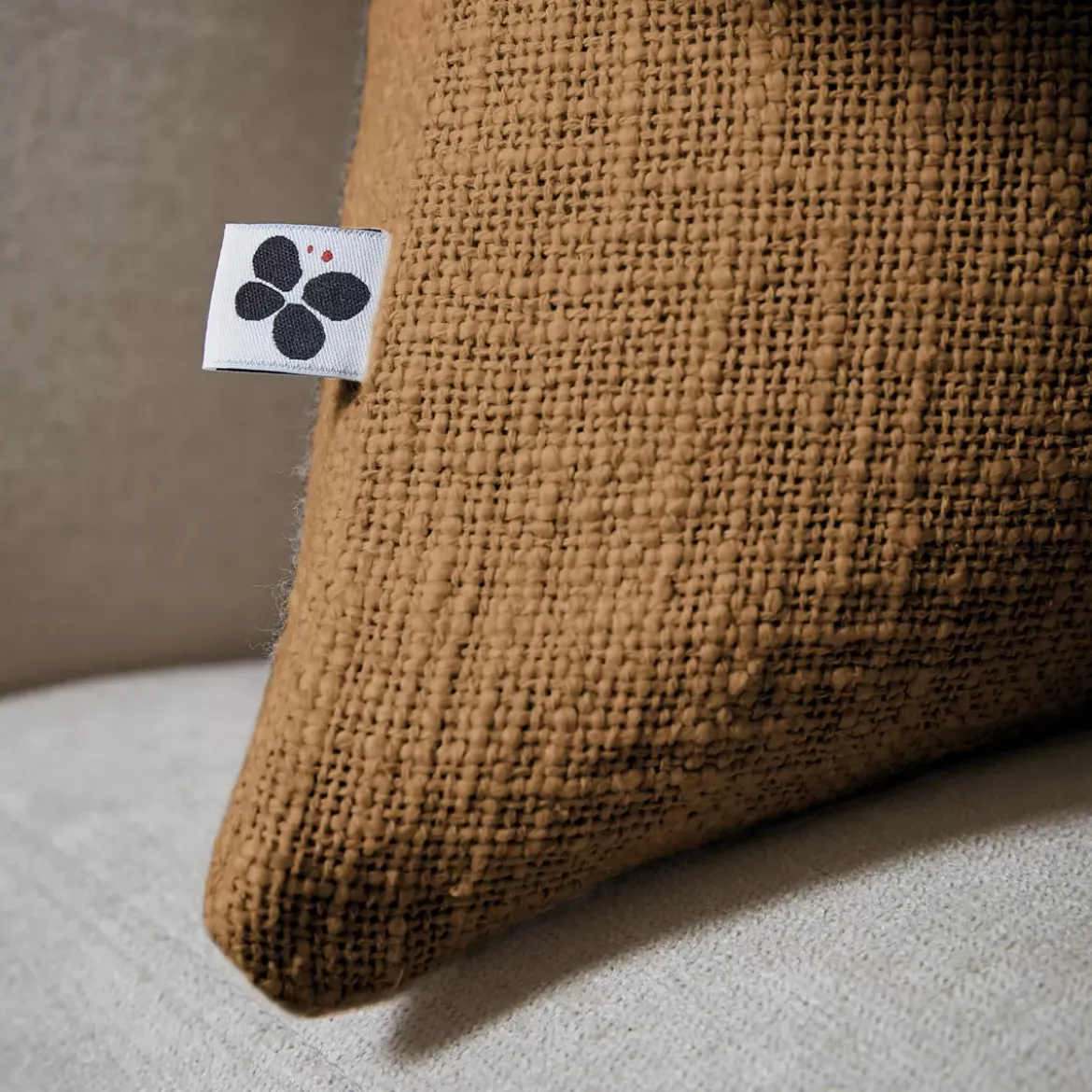 Cuscino rettangolare cotone (40 x 60 cm) Sixtine Camel