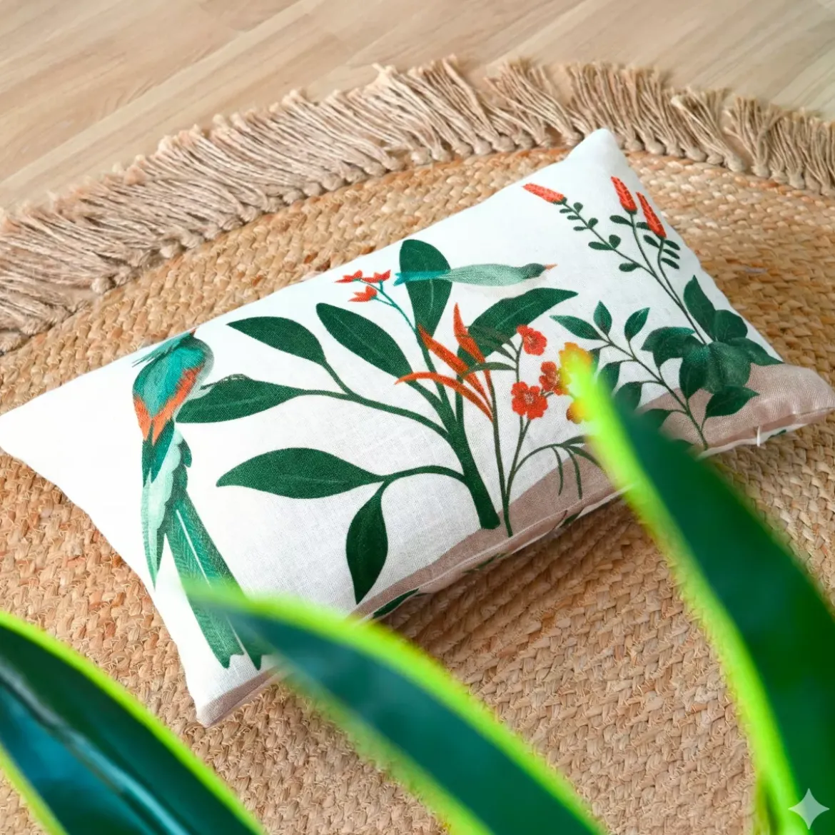 Cuscino rettangolare (30 x 50 cm) Antillia Multicolore