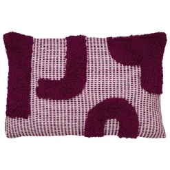Cuscino rettangolare cotone (38 x 58 cm) Poppy Viola