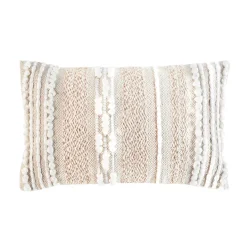 Cuscino rettangolare cotone (30 x 50 cm) Blanca Beige