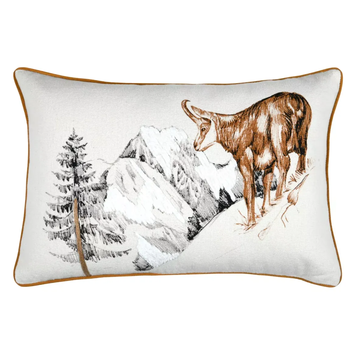 Cuscino Rettangolare Cotone (40 x 60 cm) Wildforest Camel