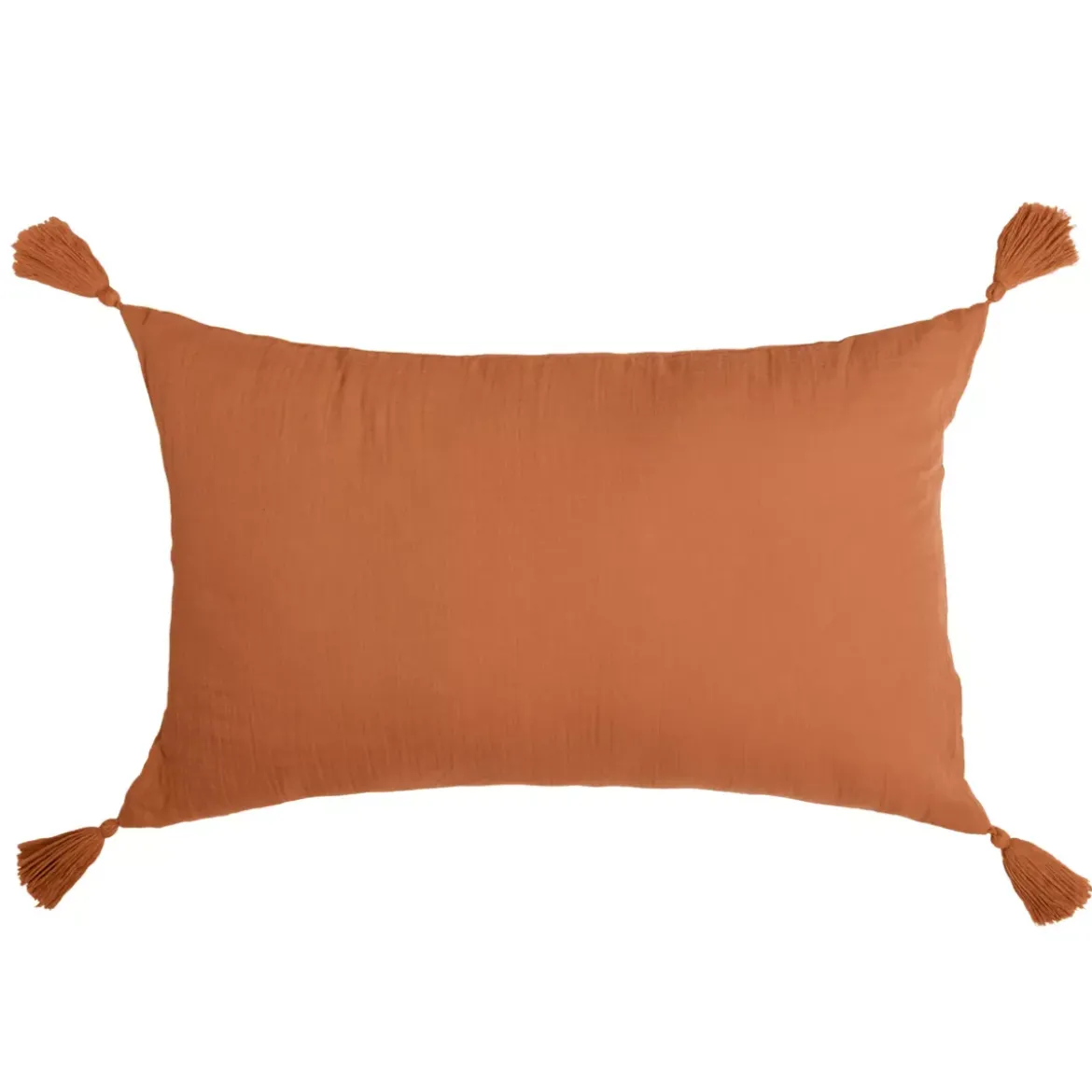Cuscino rettangolare garza di cotone (40 x 60 cm) Gaïa Albicocca