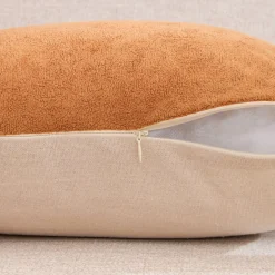 Cuscino rettangolare in bouclé (30 x 50 cm) Ava Camel