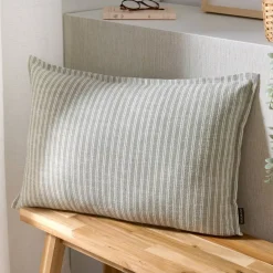 Cuscino rettangolare in cotone testurizzato (40 x 60 cm) Alice Verde