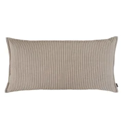 Cuscino rettangolare in cotone testurizzato (55 x 110 cm) Alice Ecru