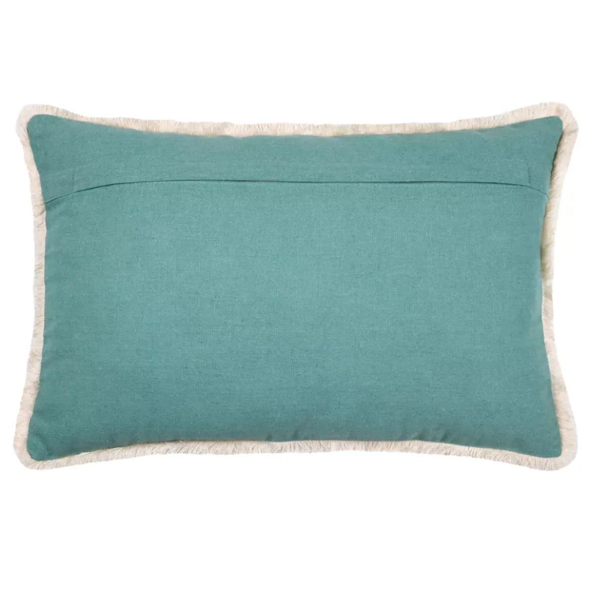 Cuscino rettangolare in cotone (35 x 50 cm) Barbados Verde celadon