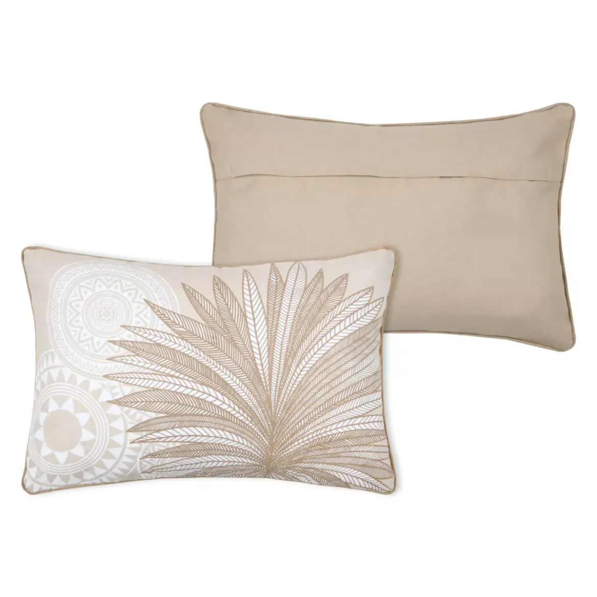Cuscino Rettangolare in cotone (40 x 60 cm) Mekong Beige
