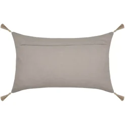 Cuscino rettangolare in cotone (30 x 50 cm) Hemera Ecru