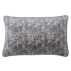 Cuscino rettangolare in garza di cotone (40 x 60 cm) Elya Viola