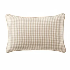 Cuscino rettangolare in garza di cotone (40 x 60 cm) Gaïa vichy Corda
