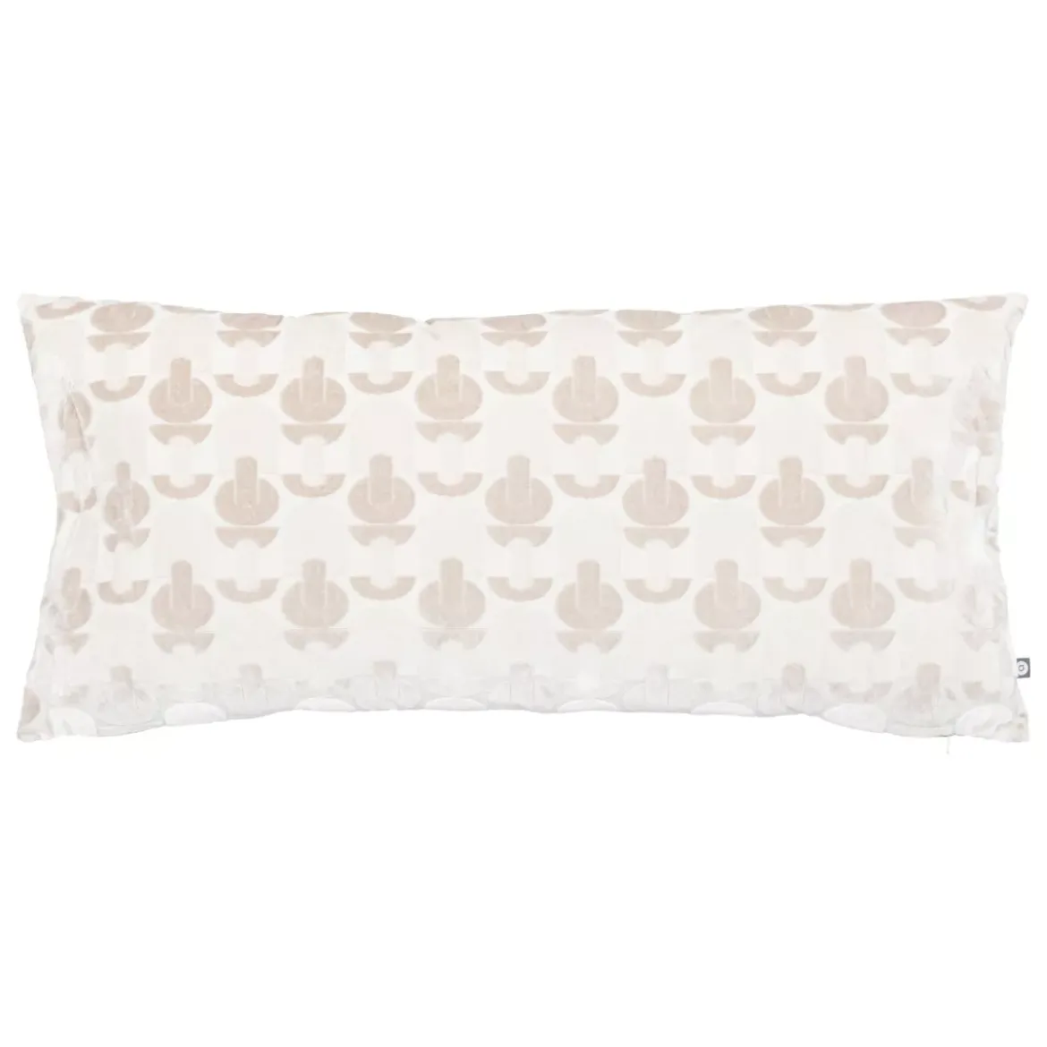 Cuscino rettangolare velluto (35 x 75 cm) Luna Ecru