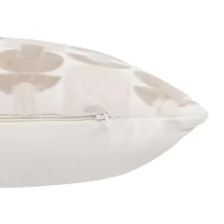 Cuscino rettangolare velluto (35 x 75 cm) Luna Ecru