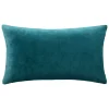 Cuscino rettangolare velluto (30 x 50 cm) Dolce Blu ottanio