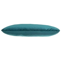 Cuscino rettangolare velluto (30 x 50 cm) Dolce Blu ottanio