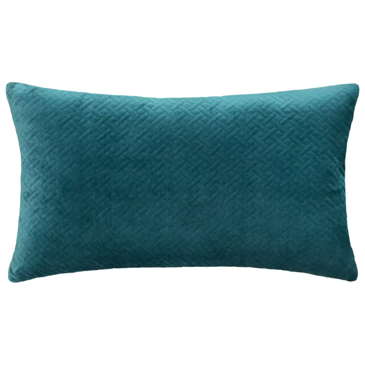Cuscino rettangolare velluto (30 x 50 cm) Dolce Blu ottanio