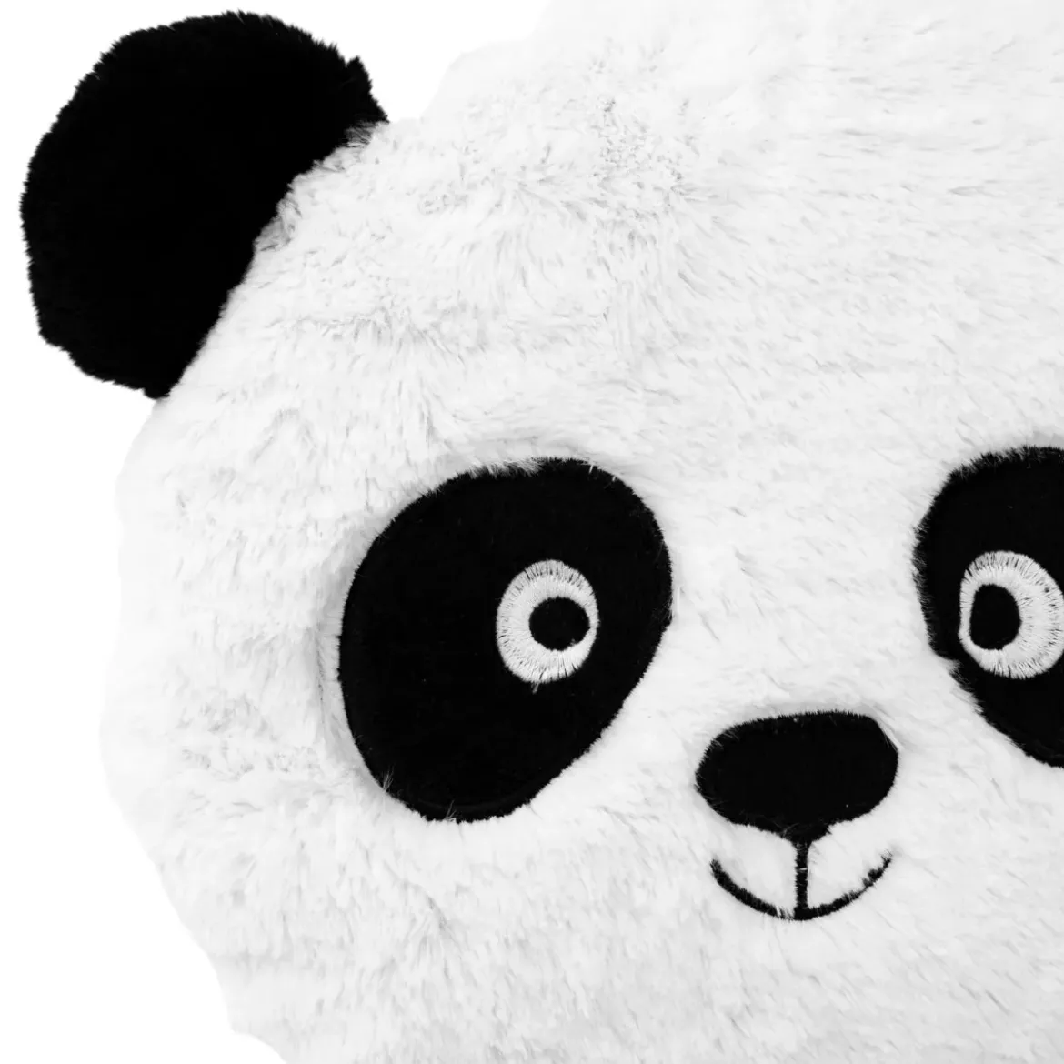 Cuscino rotondo bambino (27 cm) Panda Bianco