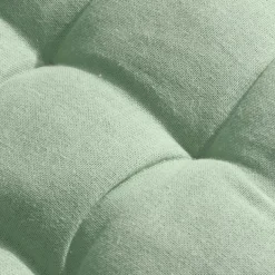 Cuscino rotondo per sedia in cotone (40 cm) Pixel Verde menta