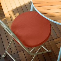 Cuscino rotondo per sedia da esterno (40 cm) Sunset Terracotta