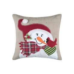 Cuscino di Natale cotone e lana (45 x 45 cm) Winty Rosso
