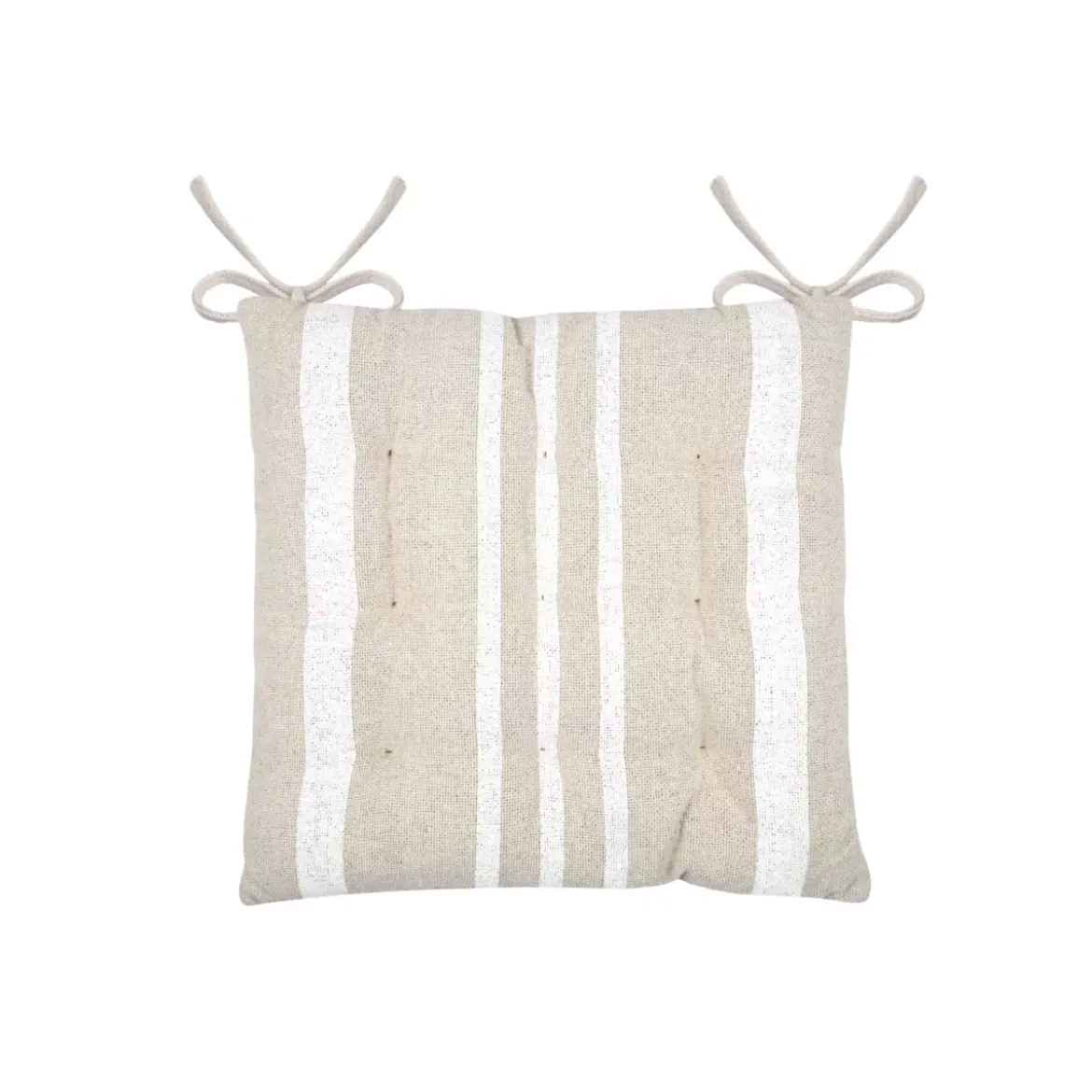 Cuscino per sedia quadrato (38 cm) Manduel Bianco