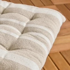Cuscino per sedia quadrato (38 cm) Manduel Bianco
