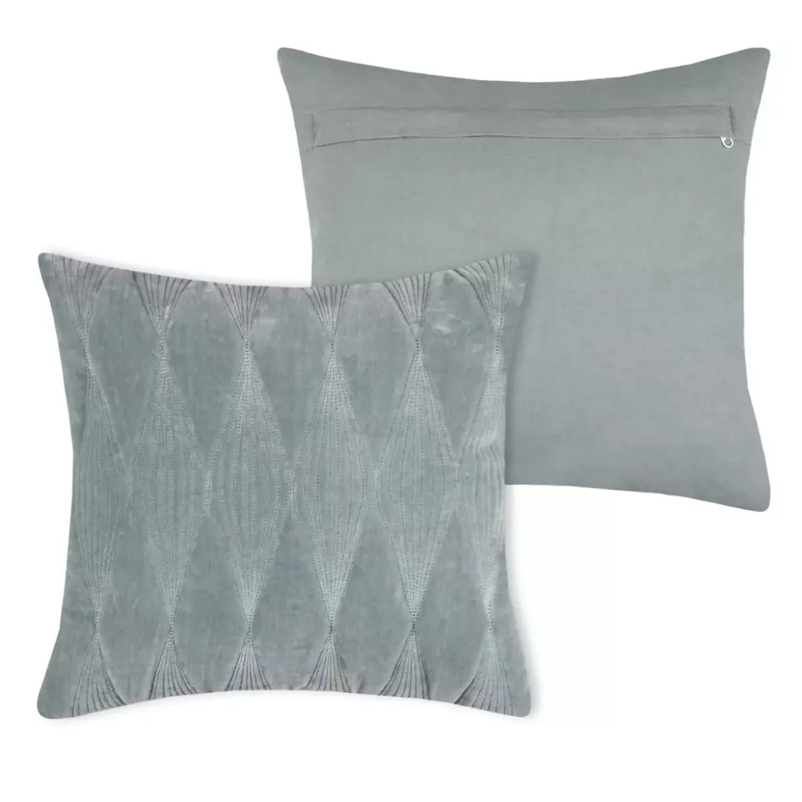 Cuscino quadrato (40 cm) Naomie Verde giada
