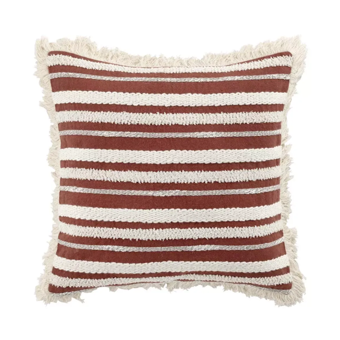 Cuscino quadrato cotone (40 x 40 cm) Atlas Terracotta